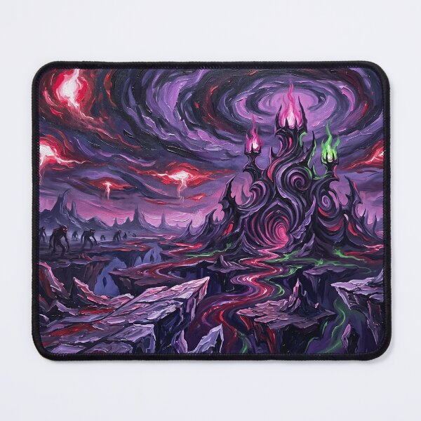 Item preview, Dark Dimension Starry Night Comic Art Landscape designed and sold by Bad-Decisions-Designs.