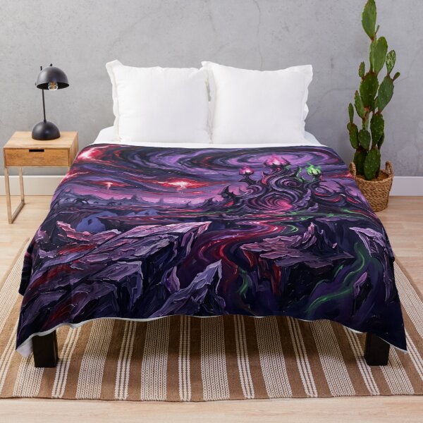 Item preview, Dark Dimension Starry Night Comic Art Landscape designed and sold by Bad-Decisions-Designs.