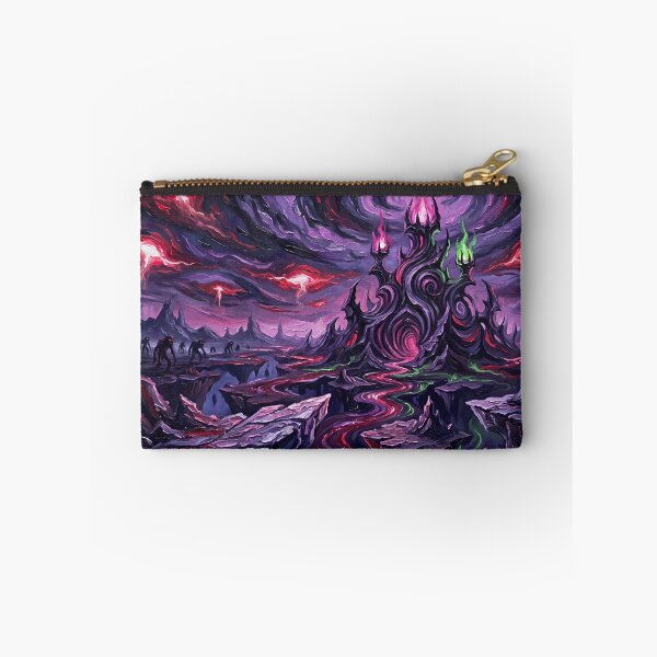 Item preview, Dark Dimension Starry Night Comic Art Landscape designed and sold by Bad-Decisions-Designs.