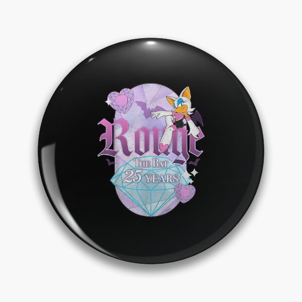 Item preview, Rouge the Bat 25th Anniversary the Hedgehog designed and sold by Glow-Paw-Studio.