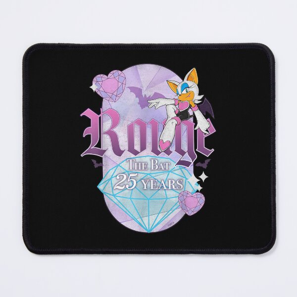 Item preview, Rouge the Bat 25th Anniversary the Hedgehog designed and sold by Glow-Paw-Studio.