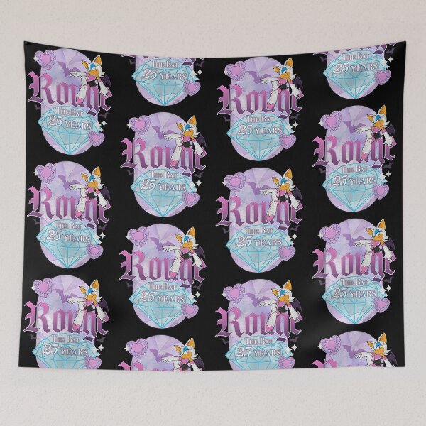 Item preview, Rouge the Bat 25th Anniversary the Hedgehog designed and sold by Glow-Paw-Studio.