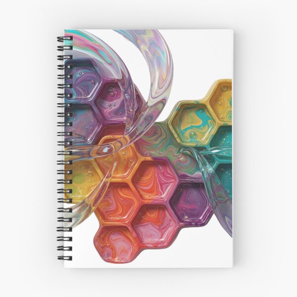 Item preview, ABSTRACT ART HONEYCOMB PATTERN FLORAL DESIGN v6 designed and sold by dazzlemakers.