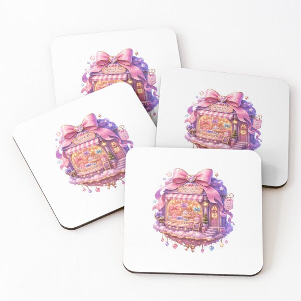Item preview, Pastel Bow Boutique Sticker designed and sold by blossomfun.