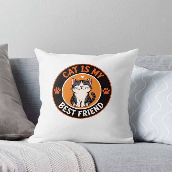 Item preview, Cat Is My Best Friend Cat Lover Pet Owner designed and sold by HumansStuck12.