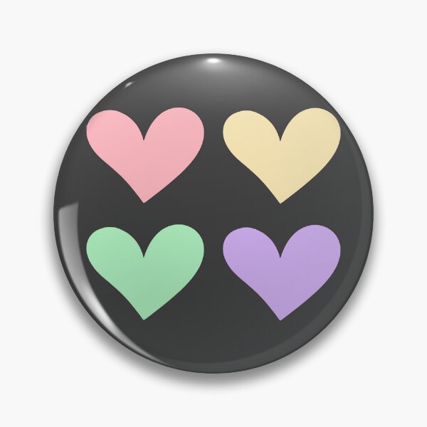 Item preview, Colorful Pastel Heart Shapes Design designed and sold by ubborn.