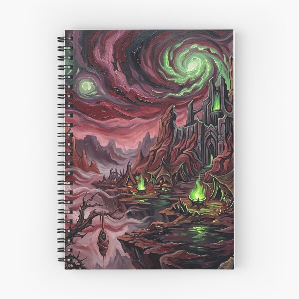 Item preview, Dathomir Starry Night Sci Fi Landscape designed and sold by Bad-Decisions-Designs.