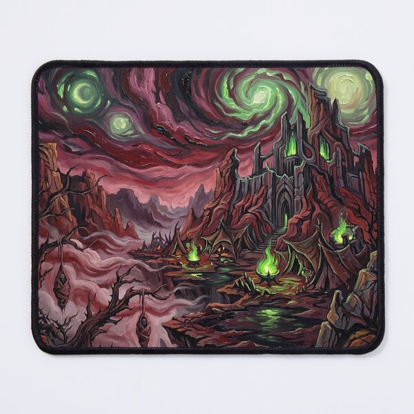 Item preview, Dathomir Starry Night Sci Fi Landscape designed and sold by Bad-Decisions-Designs.