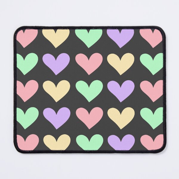 Item preview, Colorful Pastel Heart Shapes Design designed and sold by ubborn.