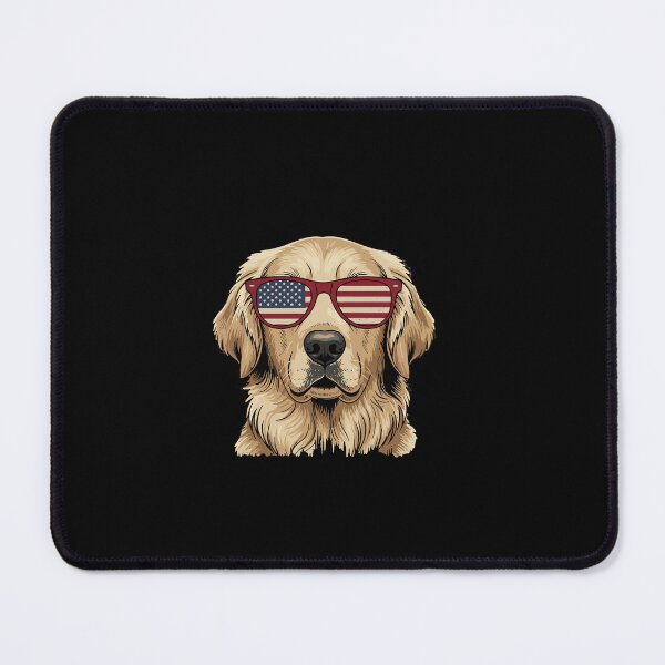 Item preview, Patriotic Golden Retriever American Flag Sunglasses Dog Lover designed and sold by PopStars1993.