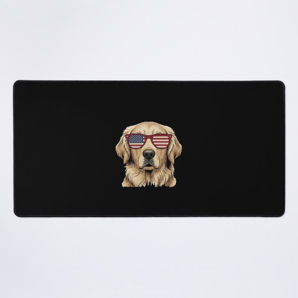Item preview, Patriotic Golden Retriever American Flag Sunglasses Dog Lover designed and sold by PopStars1993.