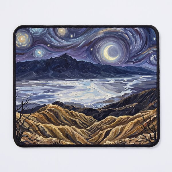 Item preview, Death Valley Starry Night Desert Landscape designed and sold by Bad-Decisions-Designs.