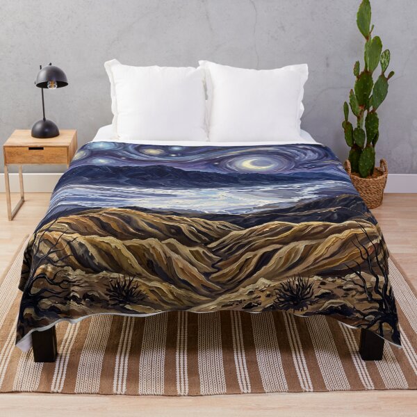 Item preview, Death Valley Starry Night Desert Landscape designed and sold by Bad-Decisions-Designs.