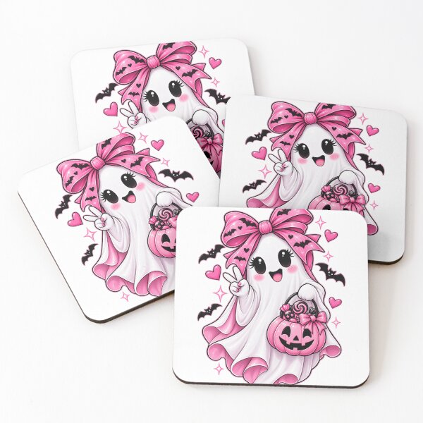 Item preview, Pink Ghost Halloween – Cute Spooky Kawaii Design designed and sold by Syedshah13.