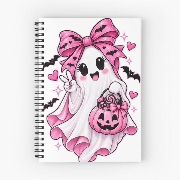 Item preview, Pink Ghost Halloween – Cute Spooky Kawaii Design designed and sold by Syedshah13.