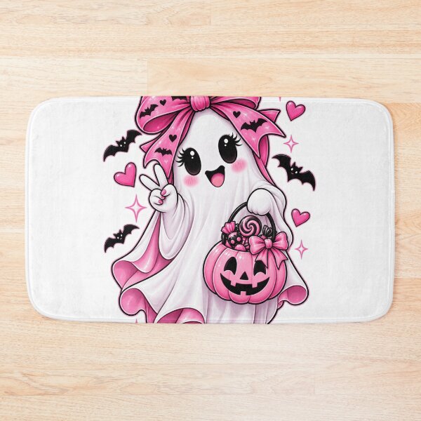 Item preview, Pink Ghost Halloween – Cute Spooky Kawaii Design designed and sold by Syedshah13.
