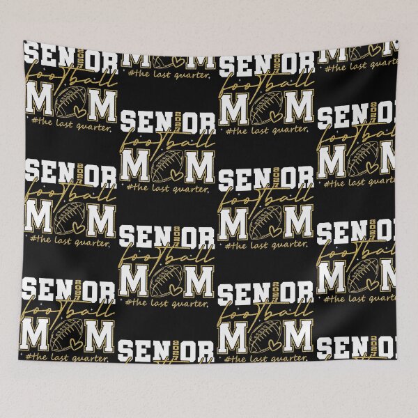Item preview, Senior Football Mom The Last Quarter Proud Mom Game Day designed and sold by ostenlee.