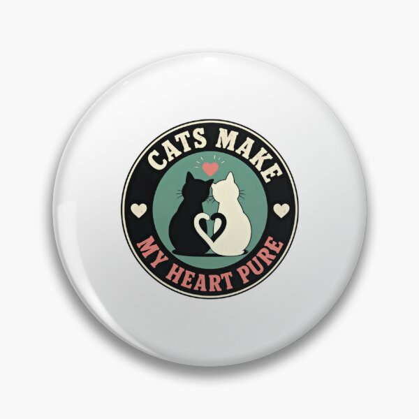 Item preview, Cats Make My Heart Pure Cat Lover Pet Parent Feline Companion designed and sold by HumansStuck12.