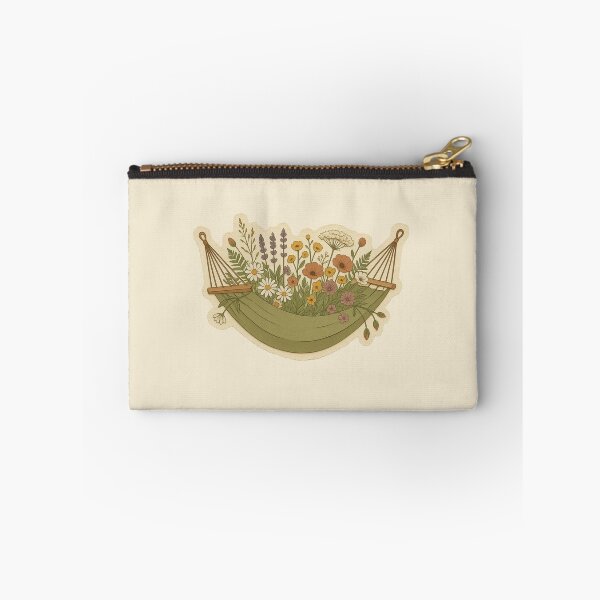 Item preview, Cozy Green Hammock Filled With Wildflowers designed and sold by ITCHAWAWAA.