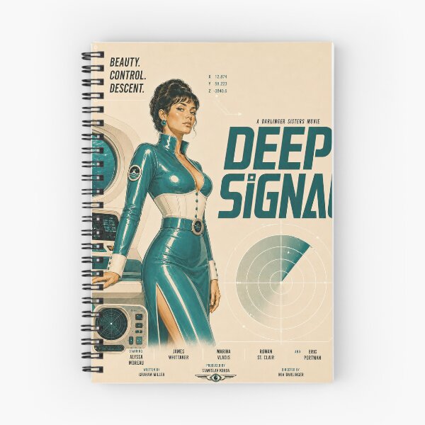 Item preview, Deep Signal – Retro Futurism Sci Fi designed and sold by obstinator.