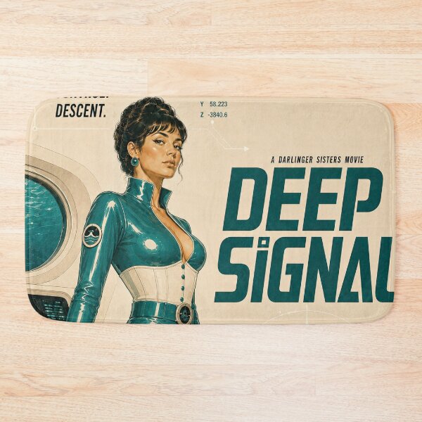 Item preview, Deep Signal – Retro Futurism Sci Fi designed and sold by obstinator.