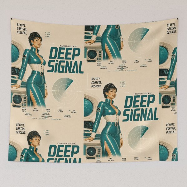 Item preview, Deep Signal – Retro Futurism Sci Fi designed and sold by obstinator.