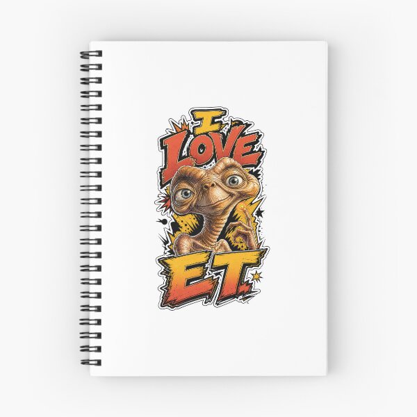 Item preview, I Love ET –The Extraterrestrial Retro Alien Graphic designed and sold by Wilcox PhotoArt.