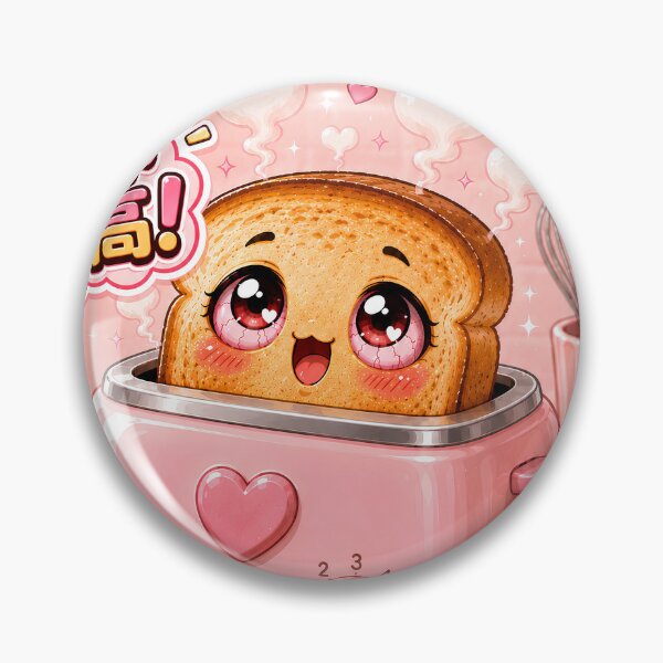 Item preview, Totally Toasted – Kawaii Toast Chaos designed and sold by UndergroundRavers.