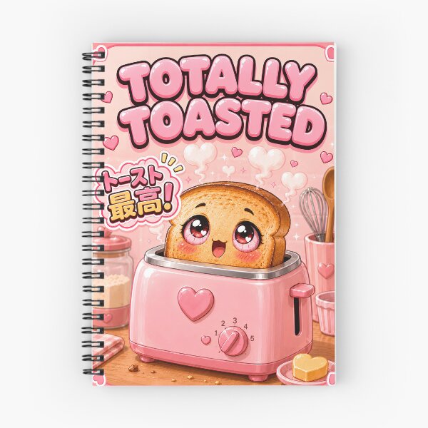 Item preview, Totally Toasted – Kawaii Toast Chaos designed and sold by UndergroundRavers.