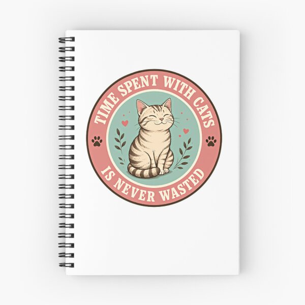 Item preview, Time Spent With Cats Is Never Wasted Cat Lover Pet Parent designed and sold by HumansStuck12.