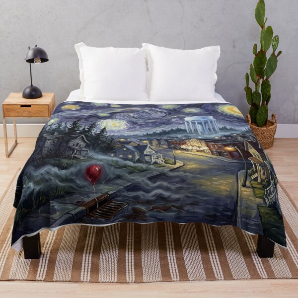Item preview, Derry Starry Night Horror Landscape designed and sold by Bad-Decisions-Designs.