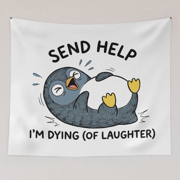 Item preview, Pip Dying of Laughter designed and sold by pipmoods.