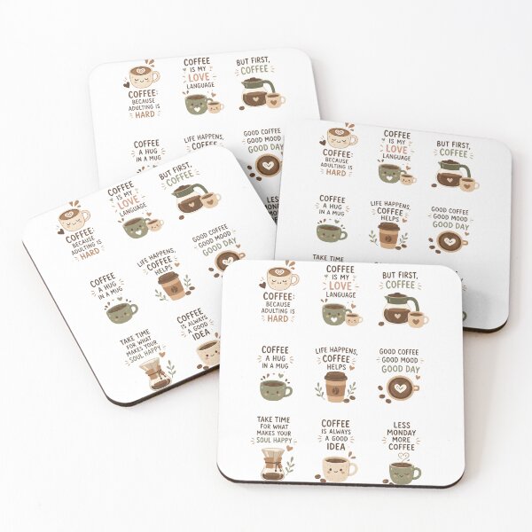 Item preview, Coffee Lovers Sticker Pack designed and sold by drchzak.