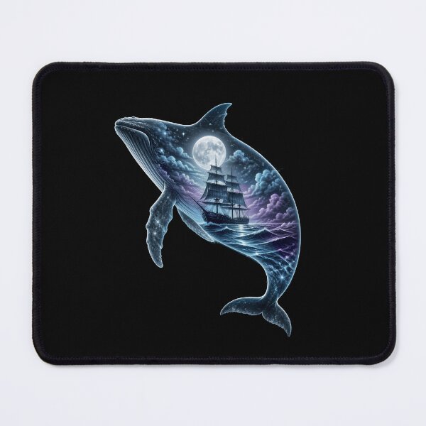 Item preview, Moby Dick Moonlit Voyage Inside a Celestial Whale designed and sold by Fenay Designs.