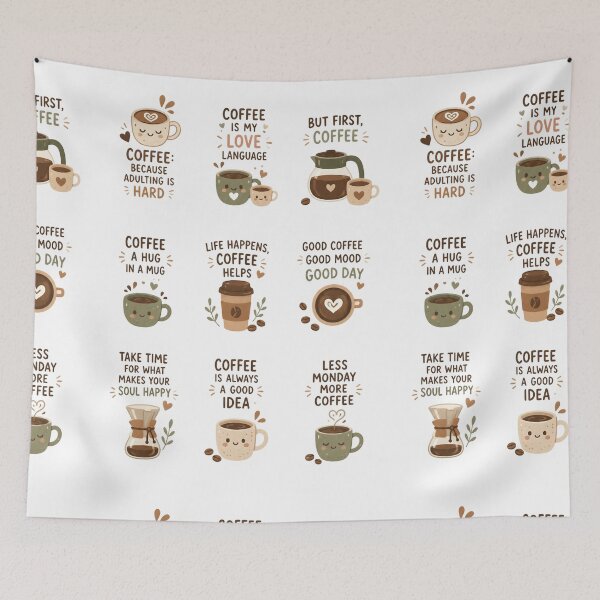 Item preview, Coffee Lovers Sticker Pack designed and sold by drchzak.