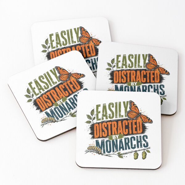 Item preview, Easily Distracted By Monarchs Monarch Butterfly Lover Nature Enthusiast designed and sold by RetroMini2026.