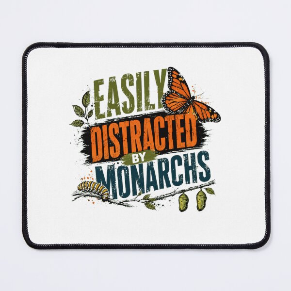 Item preview, Easily Distracted By Monarchs Monarch Butterfly Lover Nature Enthusiast designed and sold by RetroMini2026.
