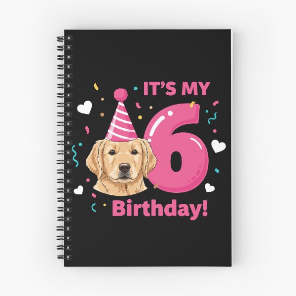 Artikelvorschau, Es ist mein 6. Geburtstag, mein Golden Retriever, mein sechsjähriges Kind entworfen und verkauft von PopStars1993.