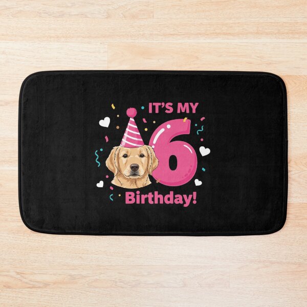 Item preview, It's My 6 Birthday Golden Retriever Six Year Old Child designed and sold by PopStars1993.