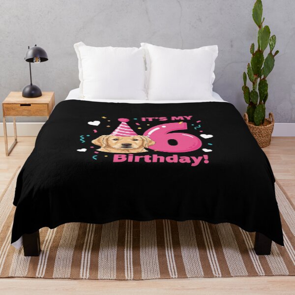 Item preview, It's My 6 Birthday Golden Retriever Six Year Old Child designed and sold by PopStars1993.