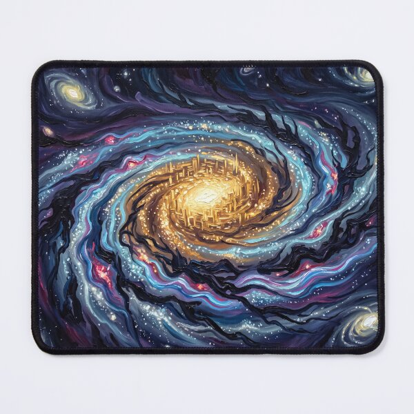 Item preview, Milky Way Starry Night Space Landscape designed and sold by Bad-Decisions-Designs.