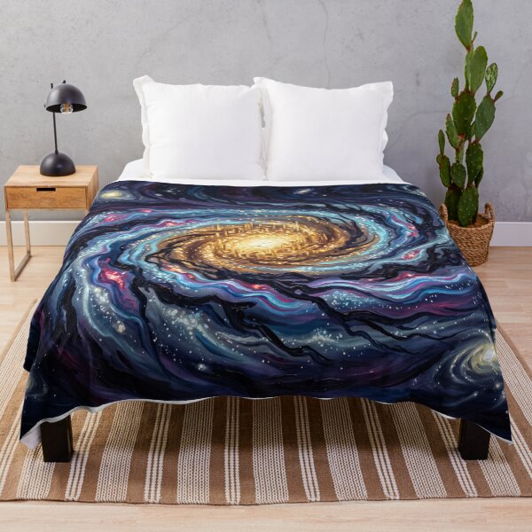 Item preview, Milky Way Starry Night Space Landscape designed and sold by Bad-Decisions-Designs.