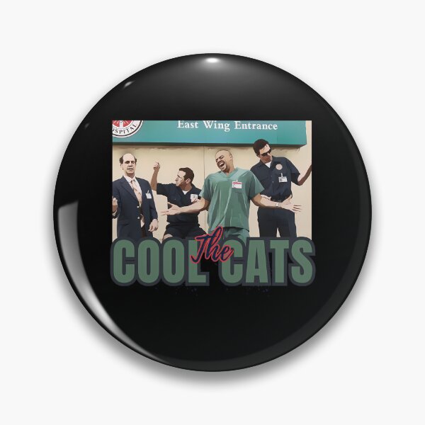 Item preview, Hospital East Wing Entrance Doctor Medical Crew Scene The Cool Cats designed and sold by PatrickBrandt.