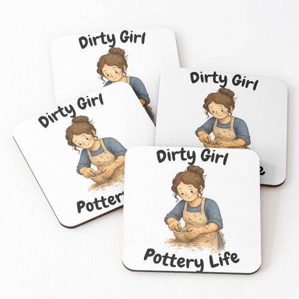 Item preview, Dirty Girl Pottery Life designed and sold by SamanthaLPottery.