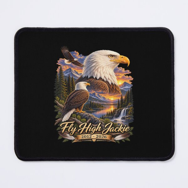 Item preview, Fly High Jackie 2012-2026 Bald Eagle Memorial designed and sold by ViniBall.