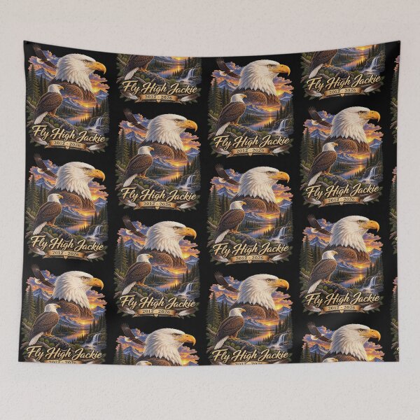 Item preview, Fly High Jackie 2012-2026 Bald Eagle Memorial designed and sold by ViniBall.