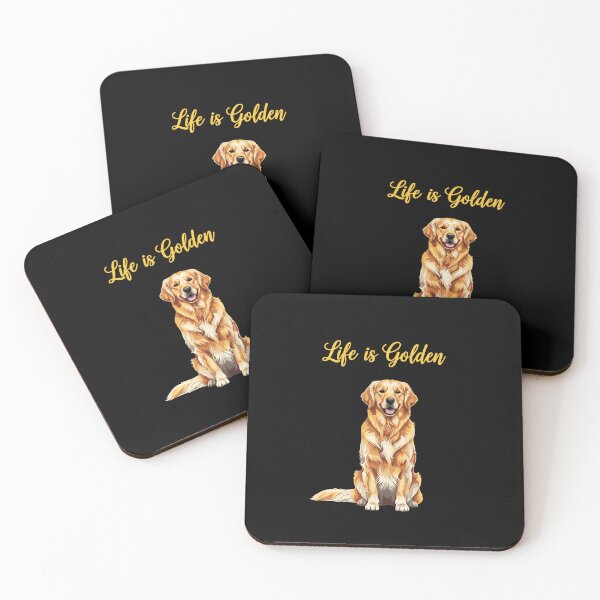 Item preview, Life Is Golden Golden Retriever Dog Lover Pet Parent designed and sold by PopStars1993.