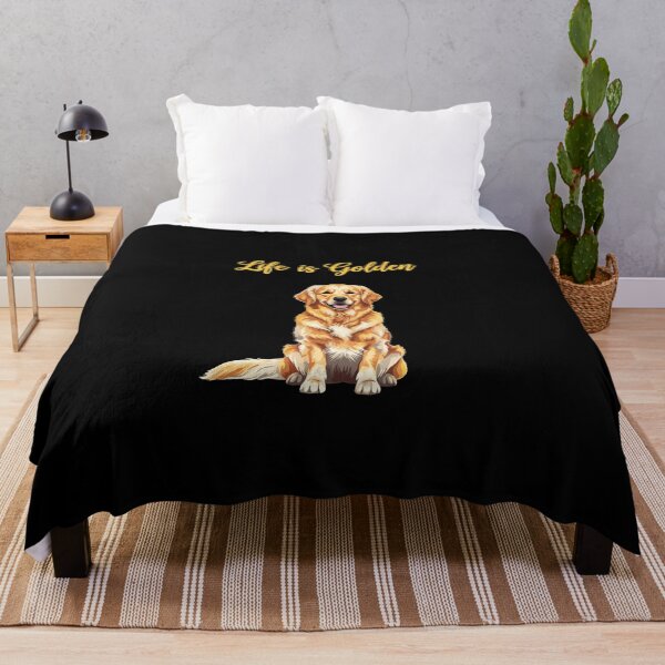 Item preview, Life Is Golden Golden Retriever Dog Lover Pet Parent designed and sold by PopStars1993.