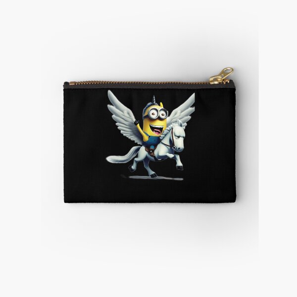 Item preview, Cute Yellow Character Riding Flying Winged Horse Pegasus Fantasy designed and sold by PatrickBrandt.