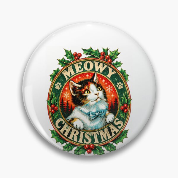 Item preview, Meowy Christmas Cat Lover Pet Owner Holiday Feline designed and sold by HumansStuck12.